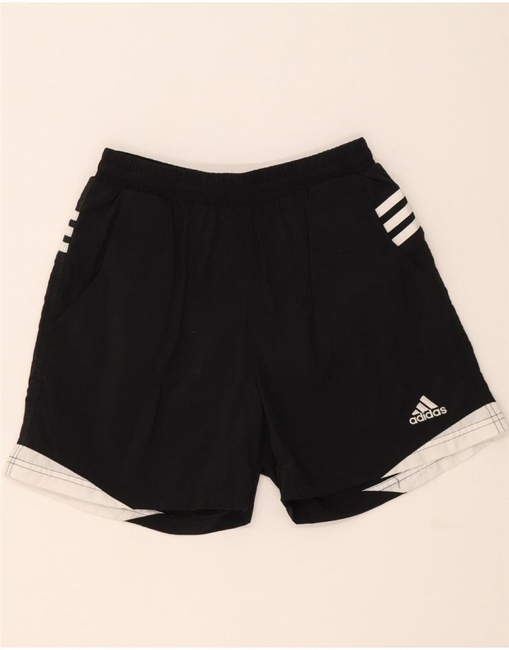 ADIDAS Boys Sport Shorts 13-14 Years Black Colourblock Polyamide Vintage Adidas and Second-Hand Adidas from Messina Hembry 