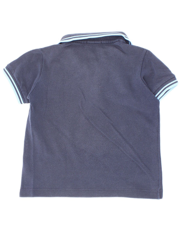 Polo Fred Perry da neonato per neonato, 18-24 mesi, in cotone a righe blu navy