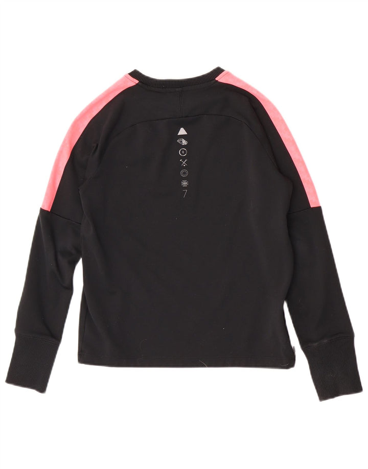 Felpa con grafica Nike Dri Fit da ragazzo, 10-11 anni, media, nera