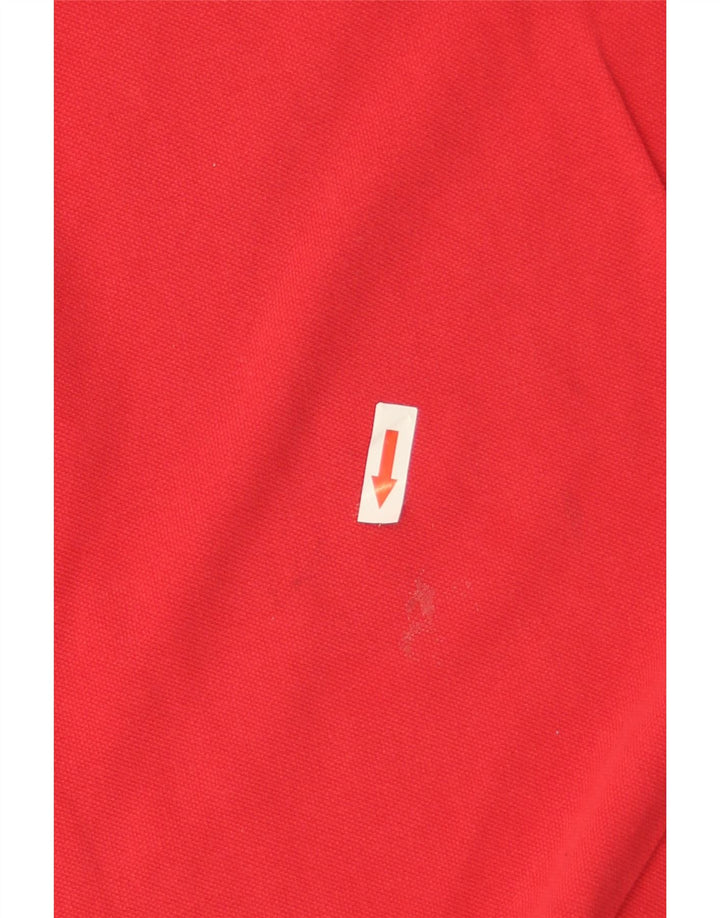 Polo Kappa Uomo Large Rossa In Cotone