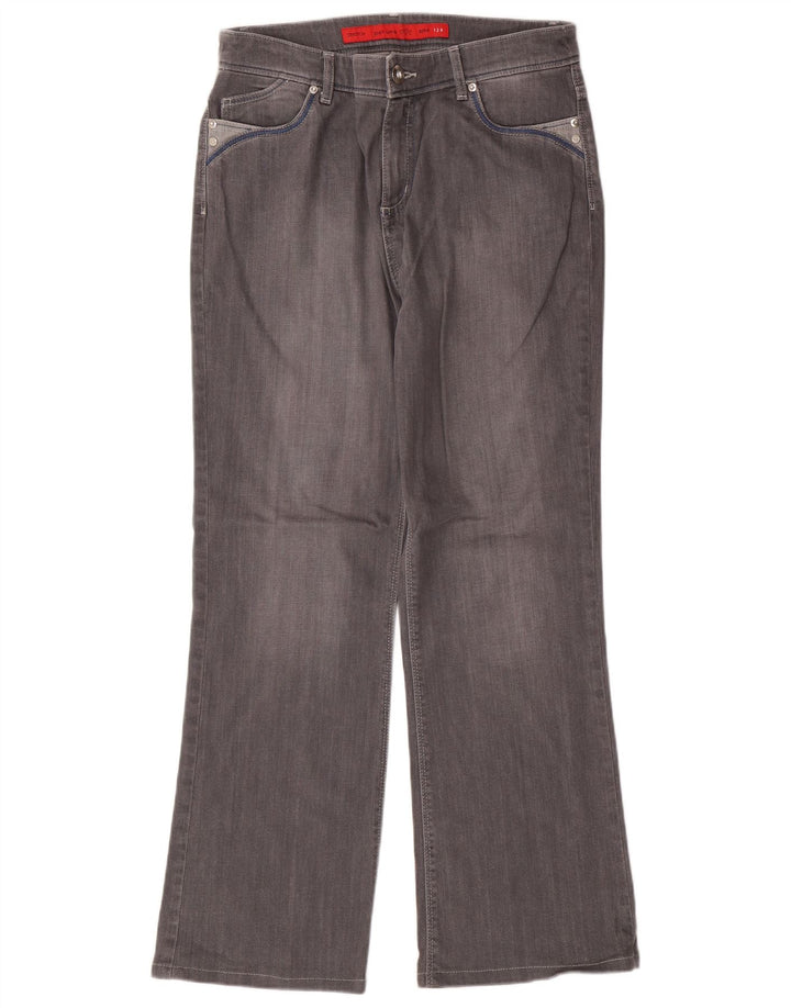 PER UNA Jeans da donna Roma Bootcut UK 12 Medio W30 L28 Cotone grigio