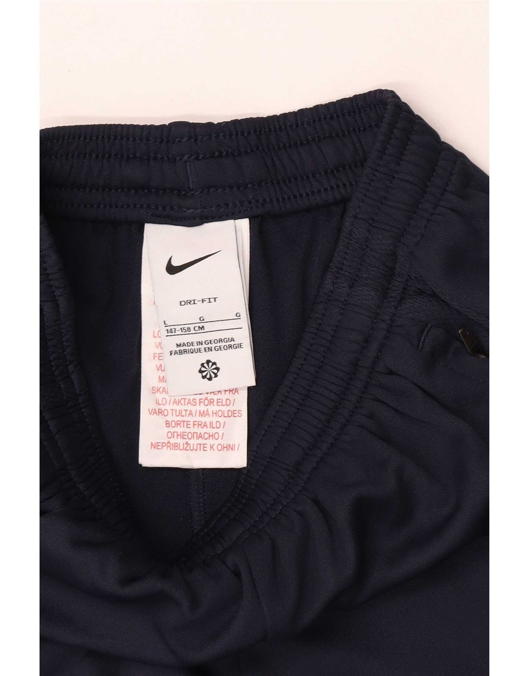Pantaloni da tuta Nike da ragazzo 12-13 anni Large in poliestere blu navy