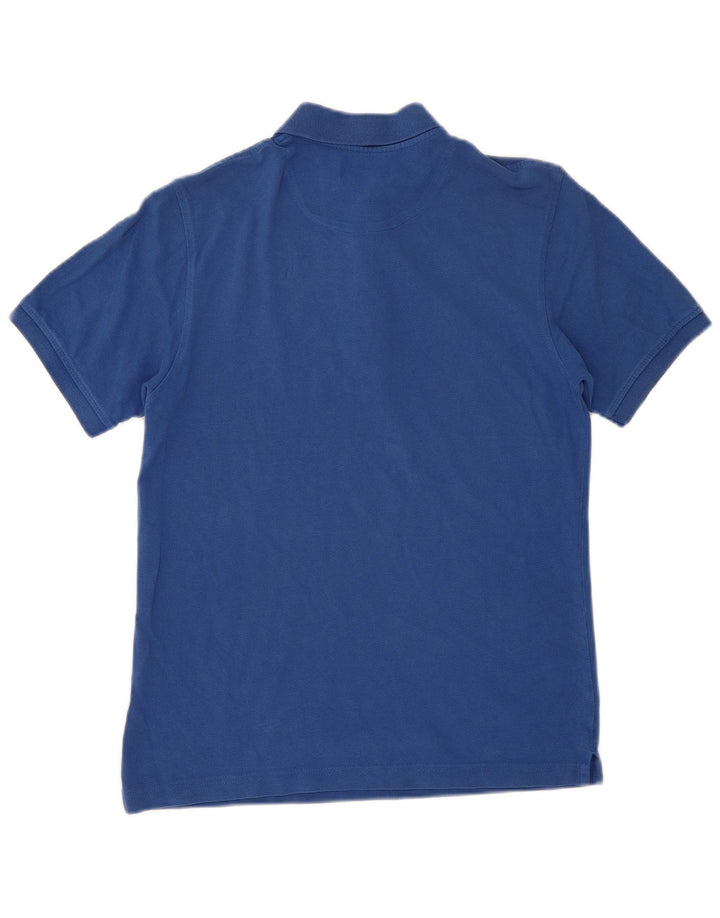 Polo da uomo Lyle & Scott in cotone blu medio
