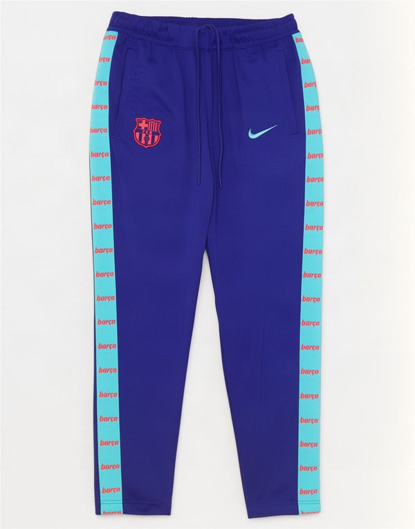 Pantaloni da tuta grafica Nike Barcelona da uomo, colore blu medio
