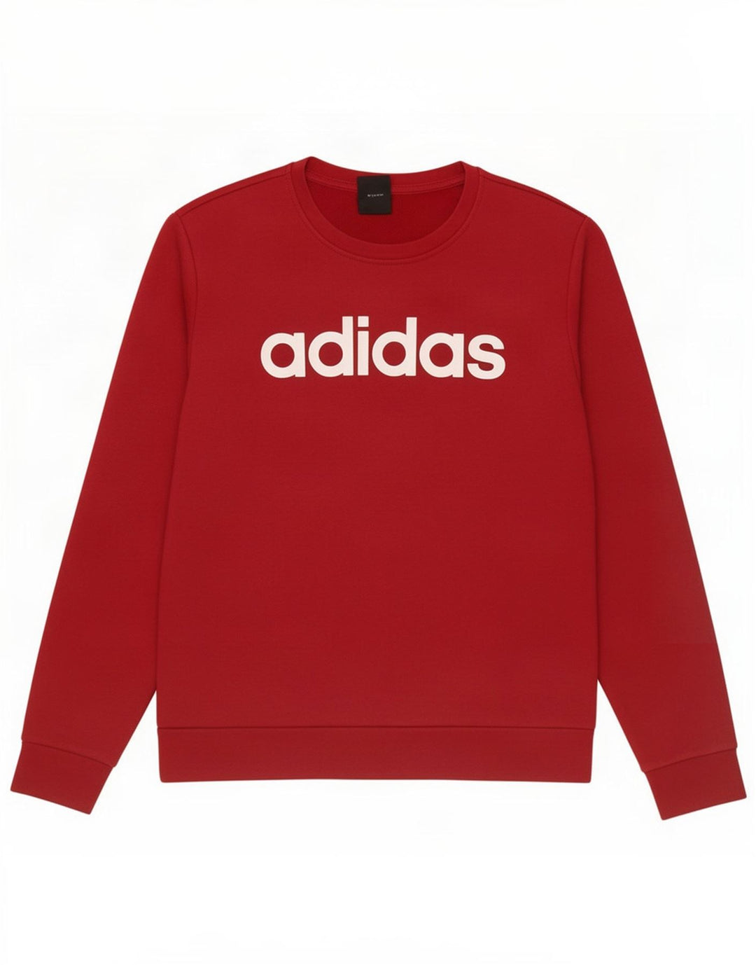 Felpa grafica da donna Adidas Jumper UK 12/14 Medium Rosso