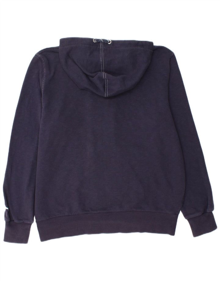 Felpa con cappuccio e zip grafica PUMA da uomo blu navy medio