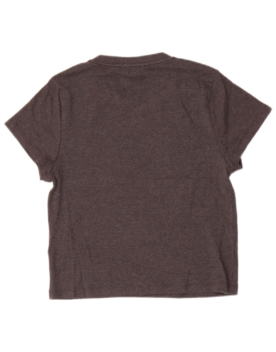 T-shirt da donna J. CREW Top UK 14 grande cotone grigio