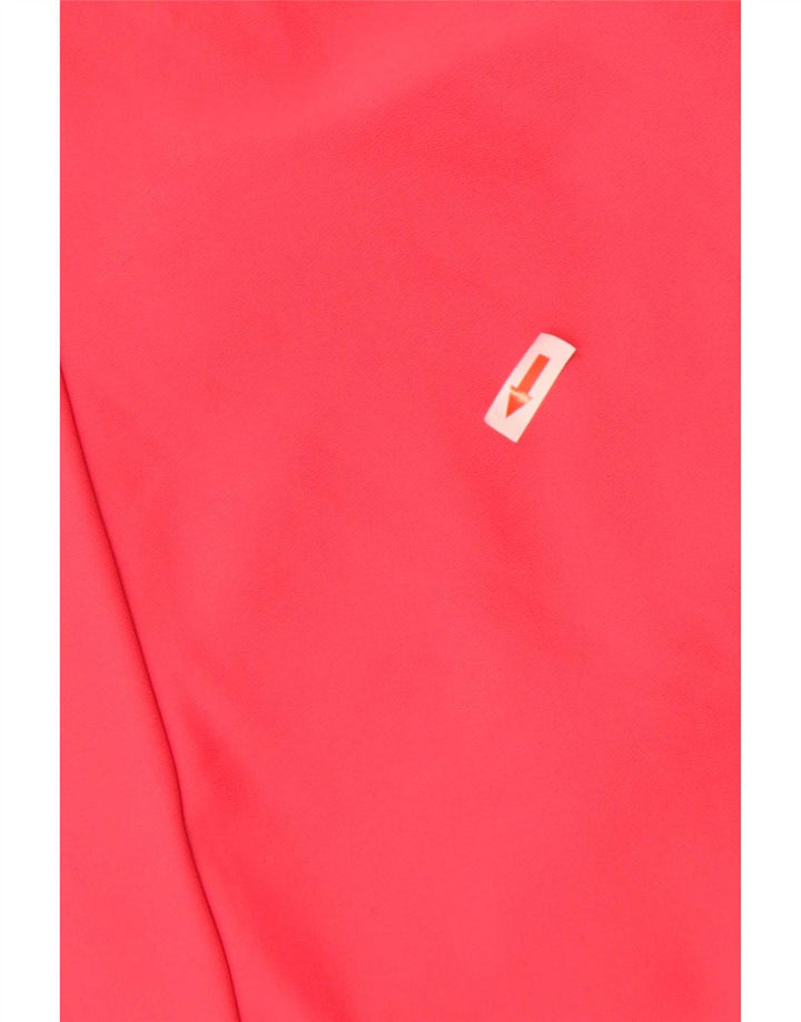 Giacca da ginnastica da donna Adidas UK 16 grande rosa poliestere