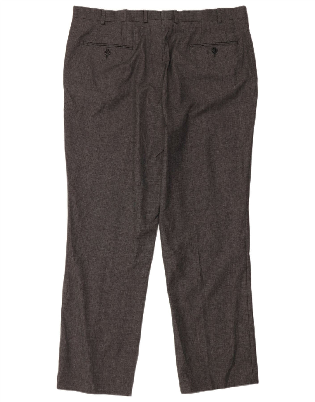 Pantaloni da abito dritti da uomo TED BAKER W40 L32 Lana grigia