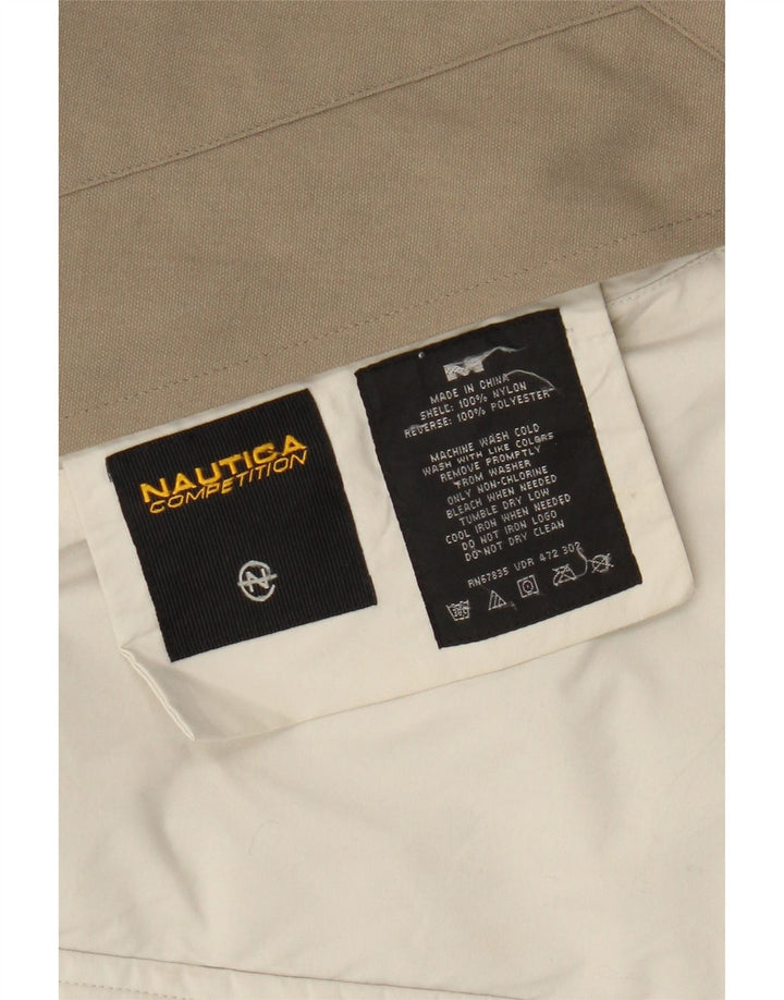 Giacca a vento grafica da uomo Nautica UK 38 Colorblock beige medio