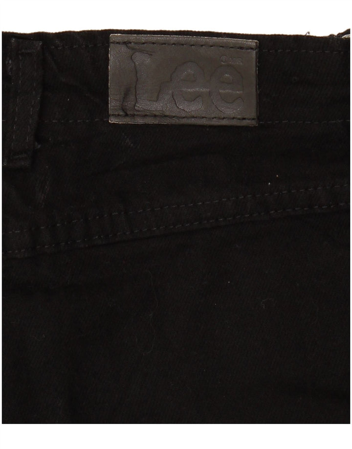 Pantaloncini di jeans da uomo LEE W32 medi neri