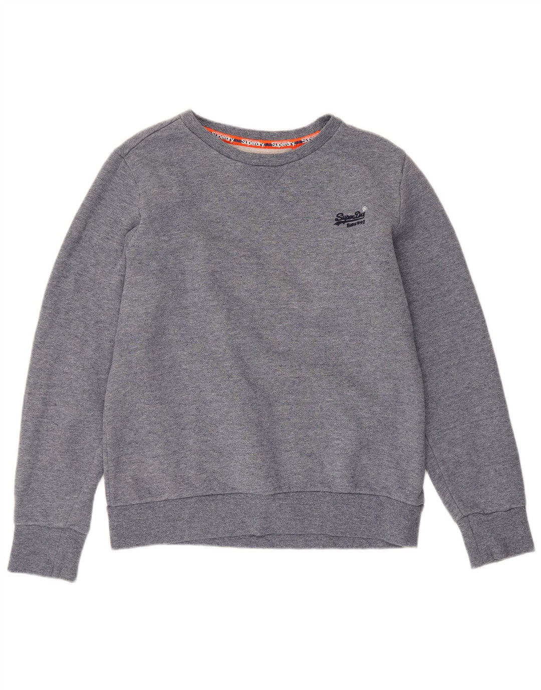 Felpa da donna SUPERDRY UK 18 XL Cotone grigio