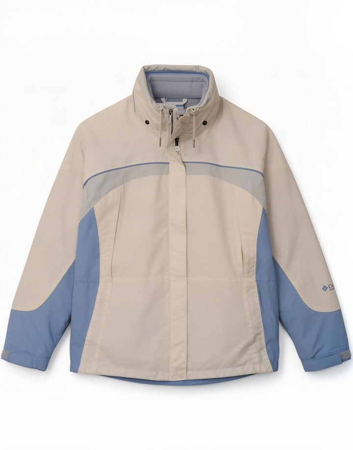 Giacca a vento Columbia Interchange da donna UK 16 grande bianca