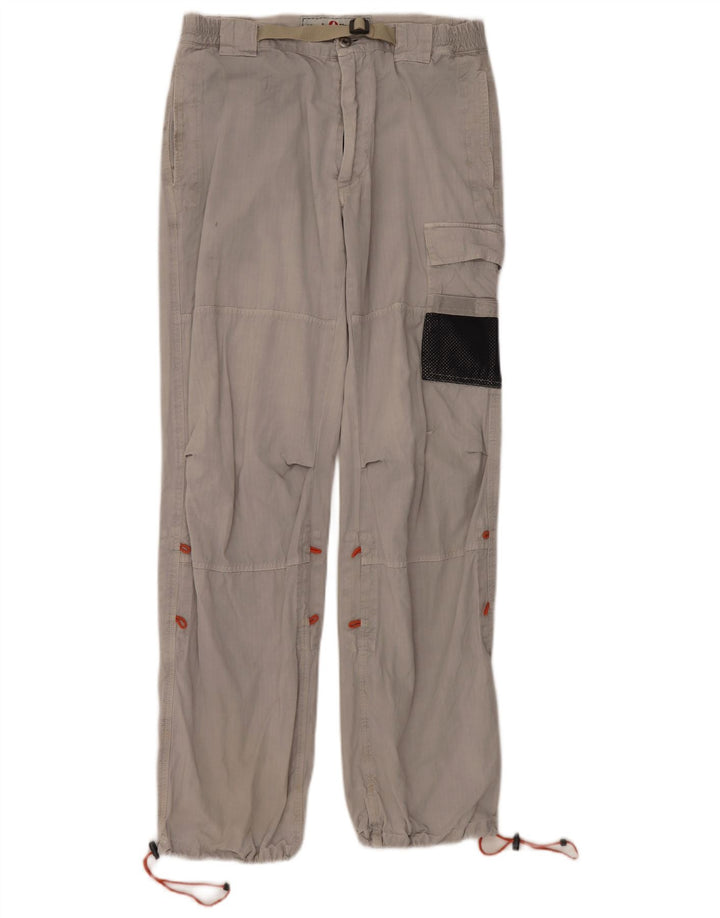 Pantaloni cargo da jogging da uomo Murphy & Nye W33 L32 in cotone grigio