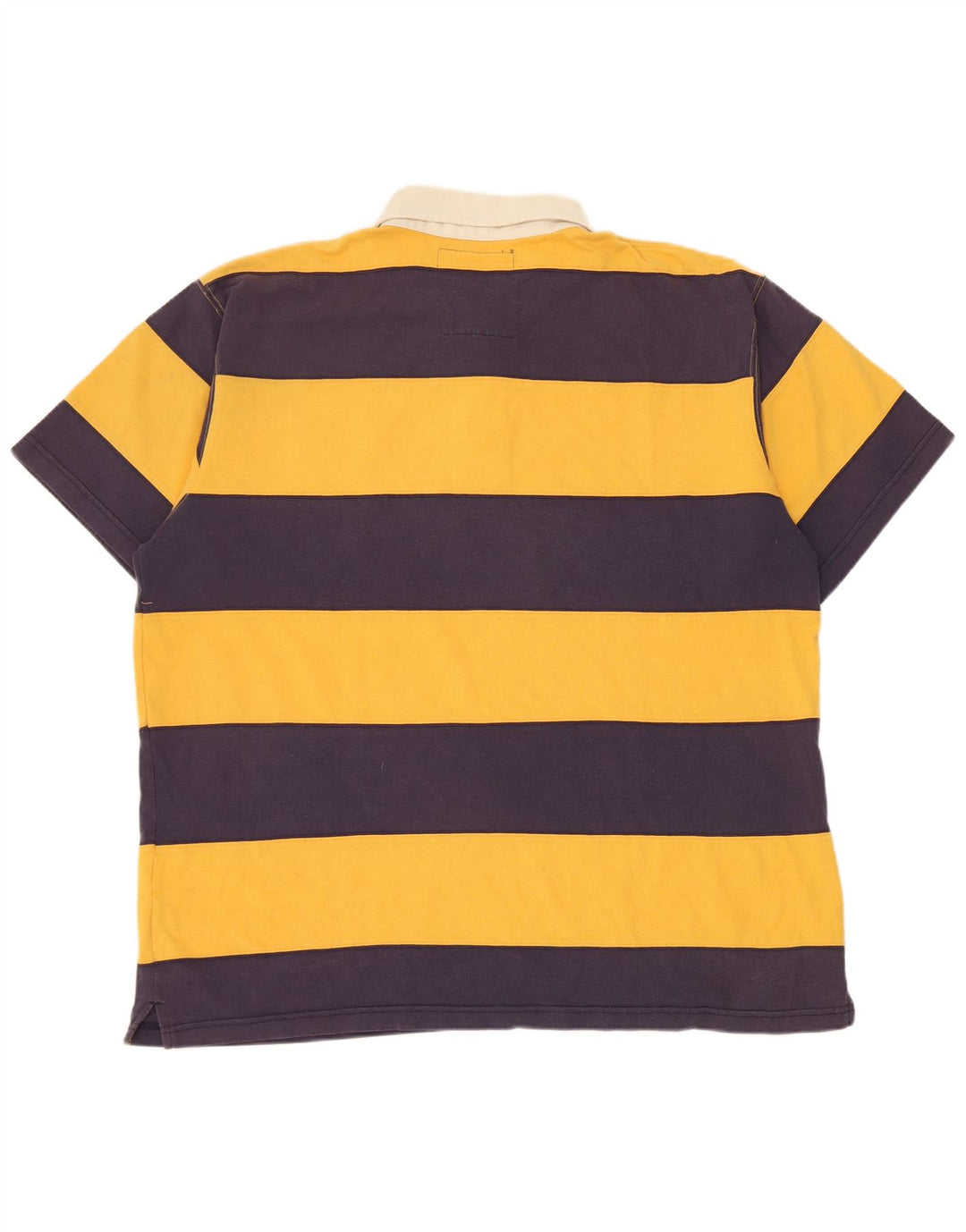 Polo da rugby da uomo Converse 3XL a righe blu navy