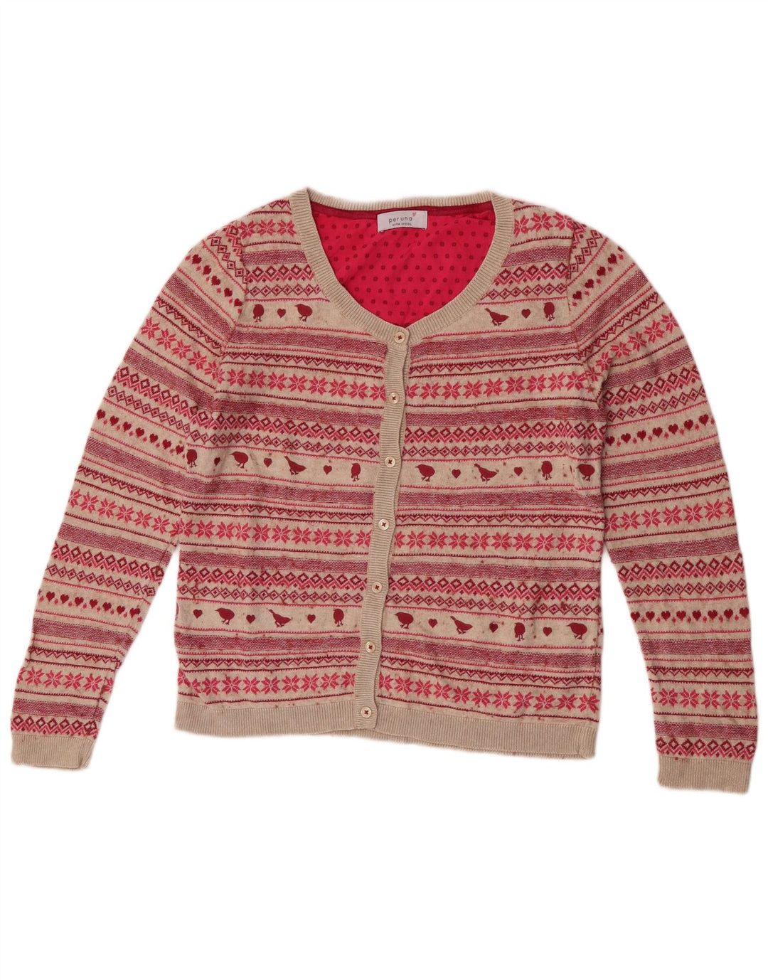 Maglione cardigan Marks & Spencer da donna Per Una UK 12 Beige medio