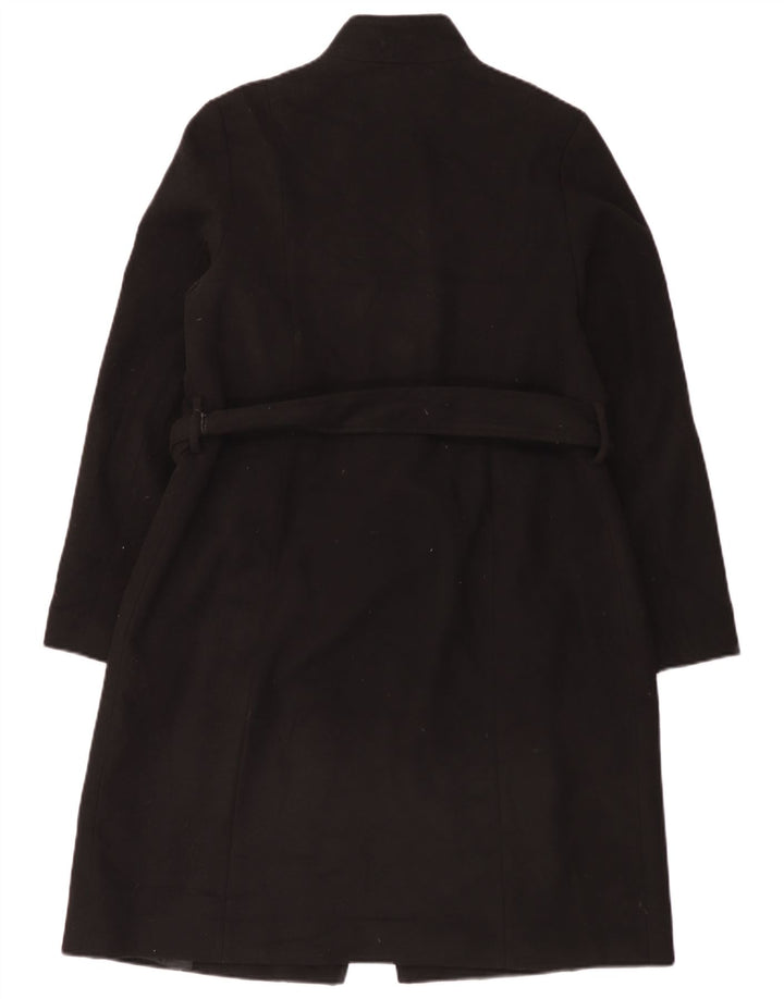 Cappotto da donna Marks & Spencer UK 14 grande poliestere nero