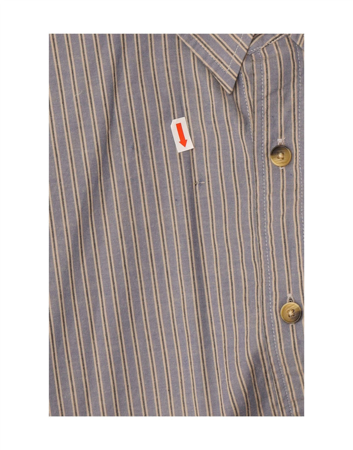 DOCKERS Mens Shirt XL Blue Striped Cotton Vintage Dockers and Second-Hand Dockers from Messina Hembry 