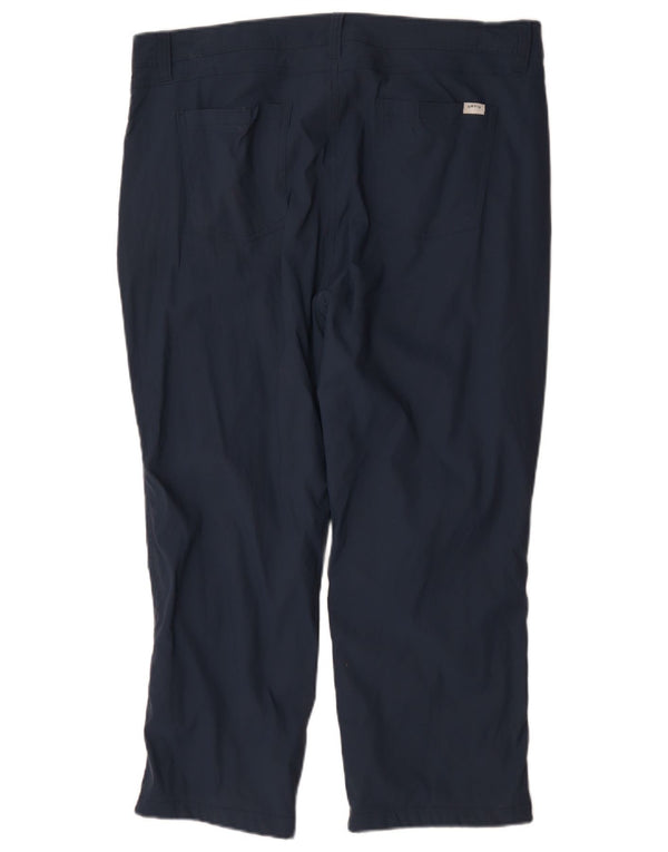 Pantaloni corti dritti da uomo Orvis W40 L26 nylon blu navy