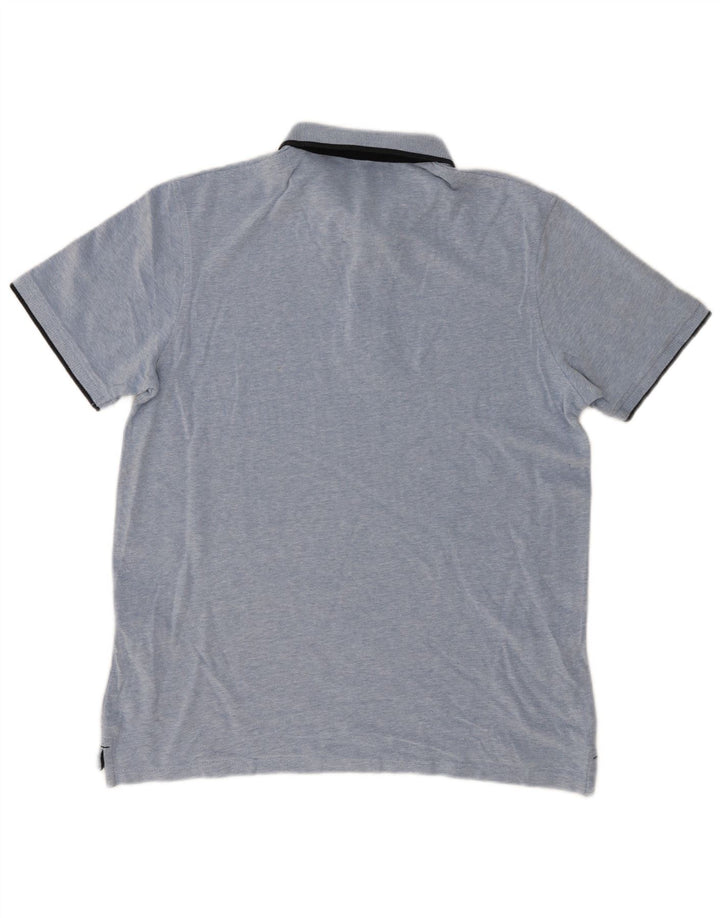 Polo da uomo Jack & Jones XL in cotone blu