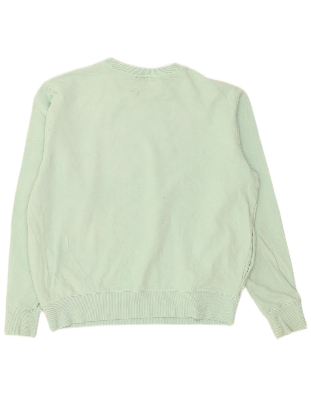 Fila Donna Felpa Maglione UK 14 Medio Turchese Cotone