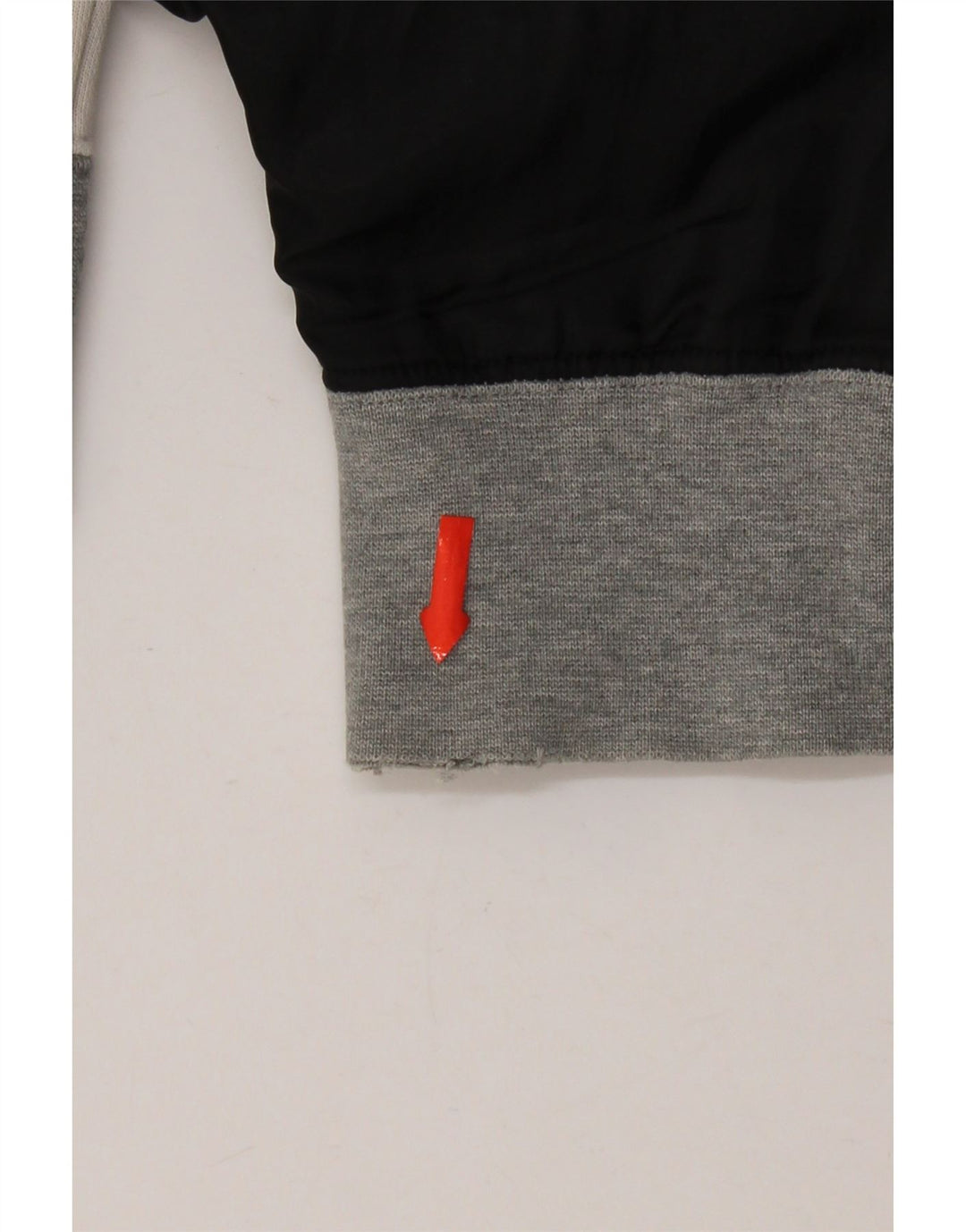 Felpa con cappuccio e zip grafica Nike da uomo in cotone color block medio nero