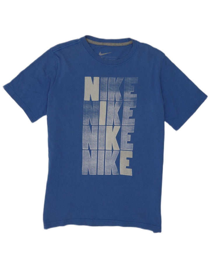 T-shirt grafica Nike per ragazzi, 12-13 anni, grande, blu