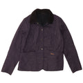 Giacca trapuntata da donna Barbour UK 14 Large Blu Navy Colourblock