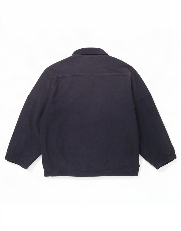 Giacca in pile da uomo Champion UK 40 Large Blu Navy Colourblock Poliestere