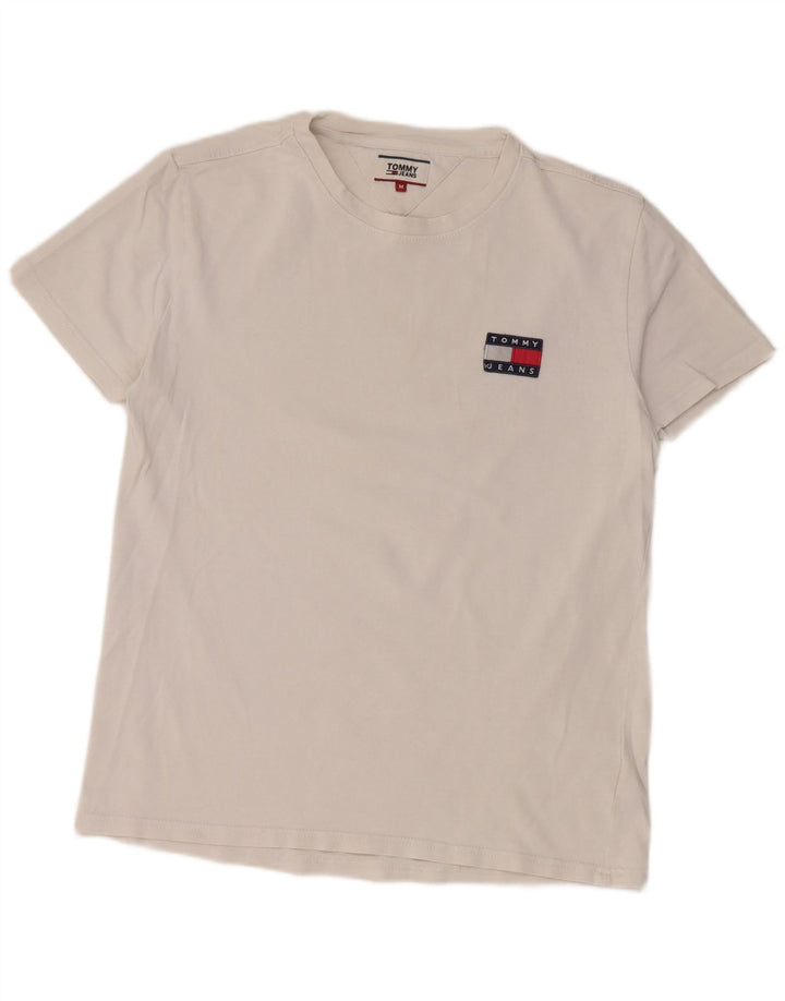 T-shirt da uomo Tommy Hilfiger Top in cotone bianco medio