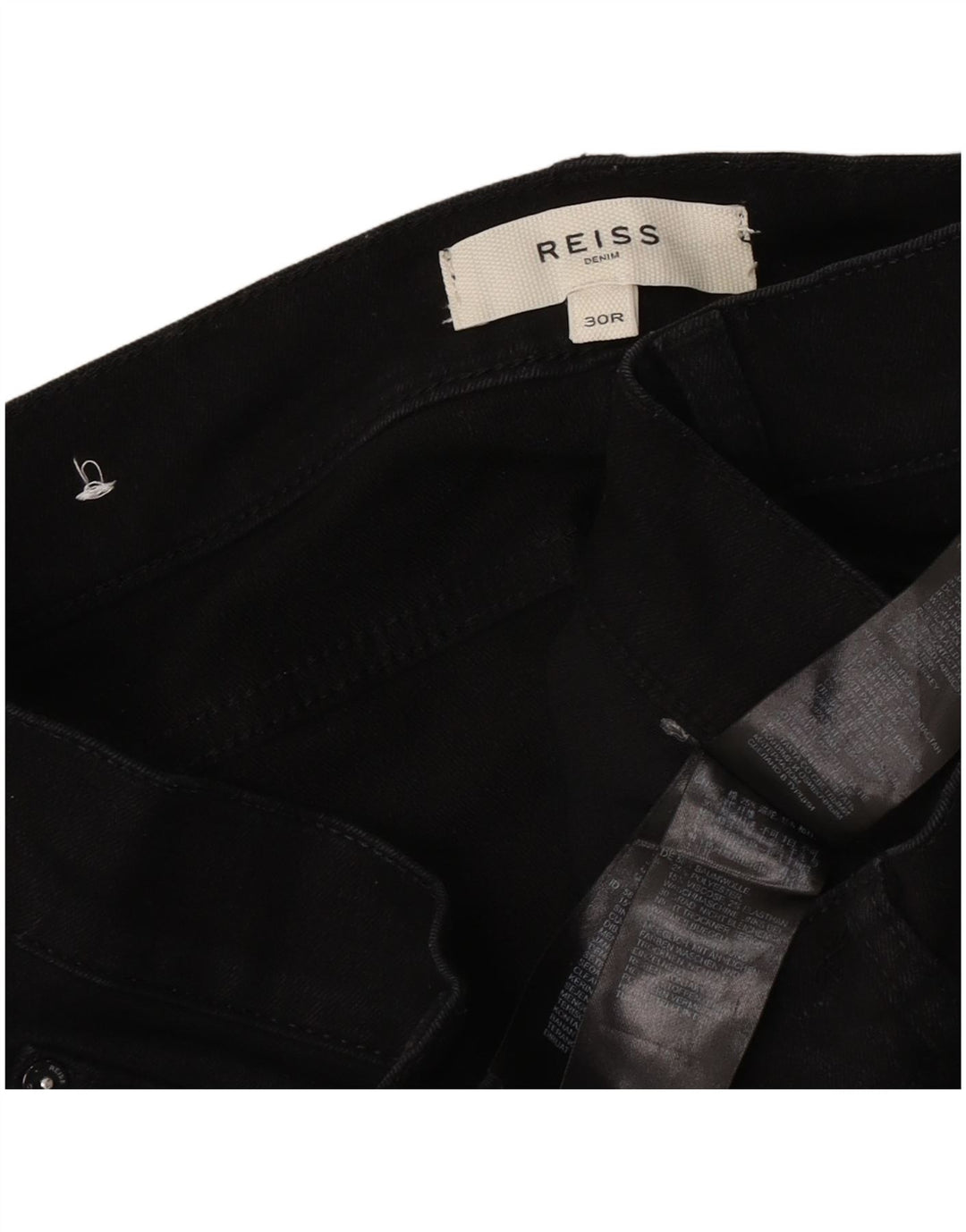 Jeans slim da donna Reiss W30 L32 cotone nero