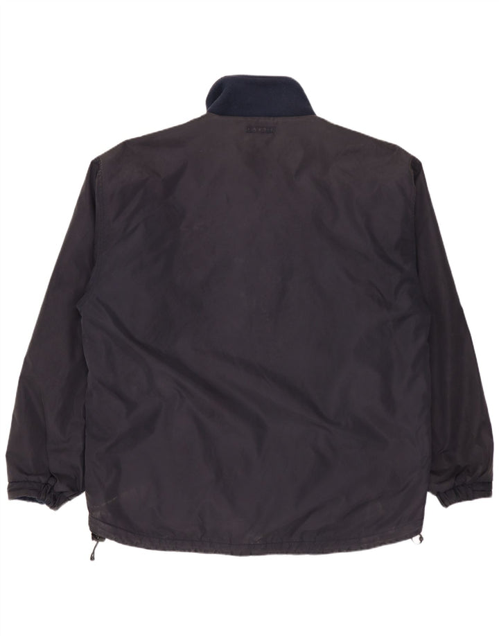 Giacca reversibile da uomo WOOLRICH UK 40 Large in nylon blu navy