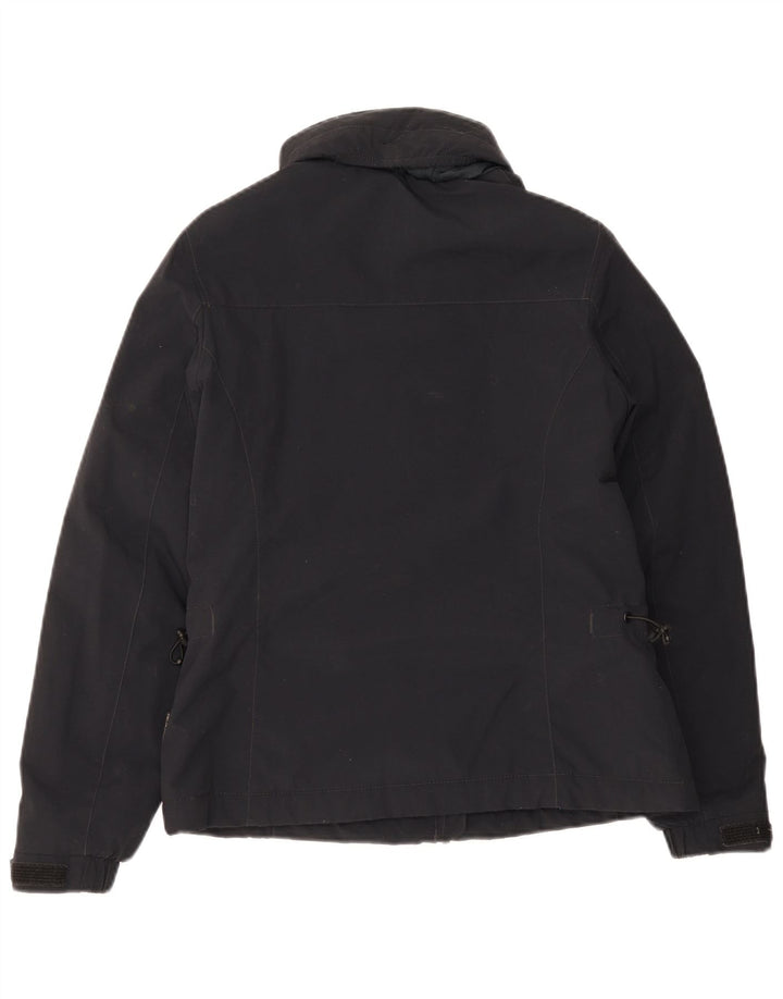 Giacca a vento oversize geografica da donna Napapijri UK 10 piccola nera