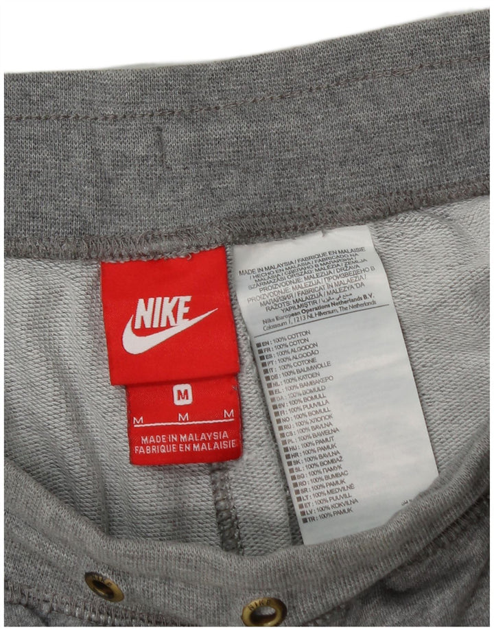 Pantaloncini sportivi Nike da uomo con grafica in cotone grigio medio