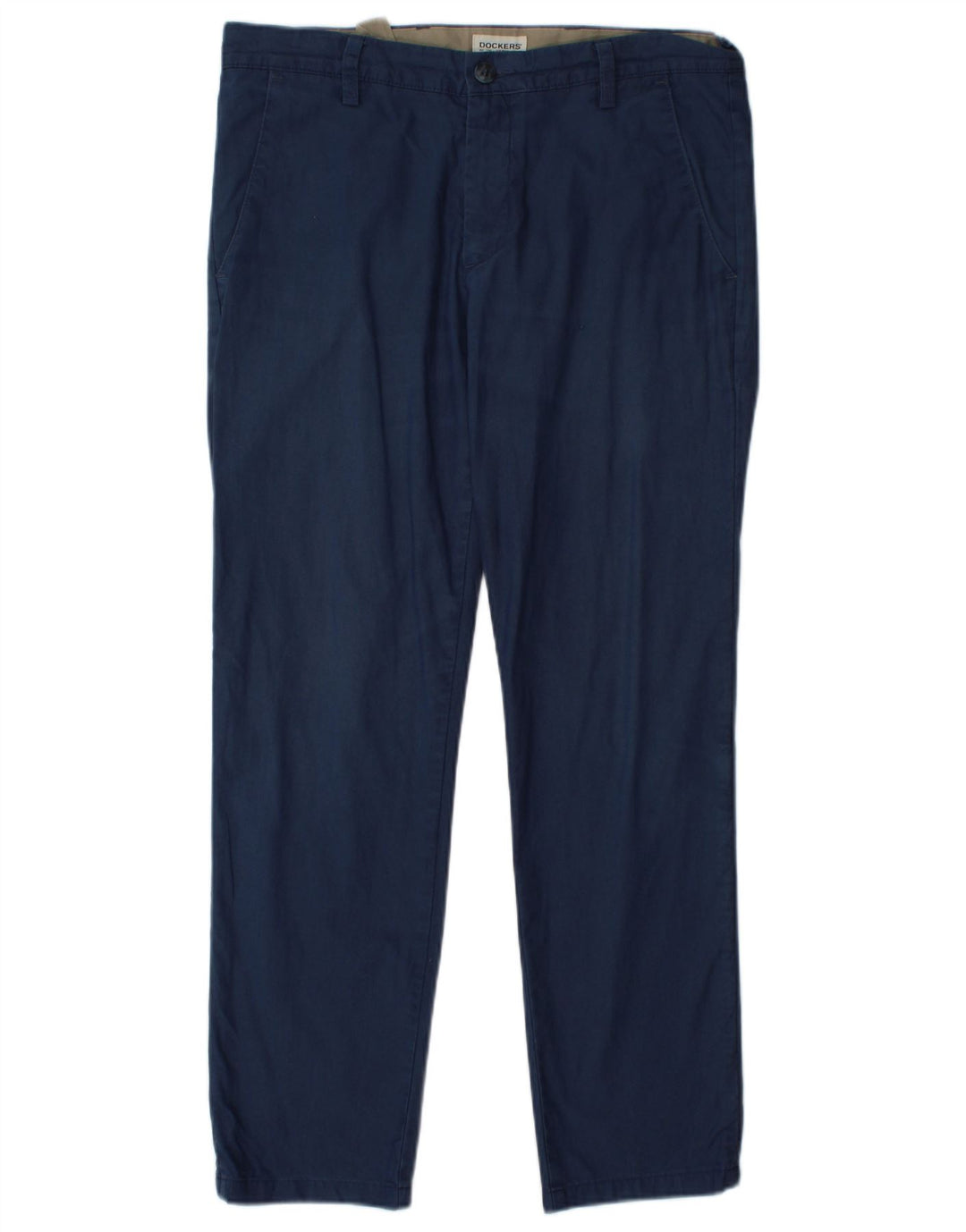 Dockers Pantaloni Chino Extra Sim Fit da Uomo W32 L29 Blu Navy