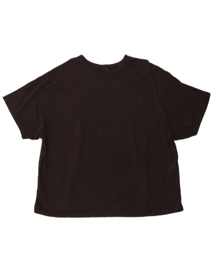 T-shirt da donna NIKE Top UK 20 2XL cotone nero