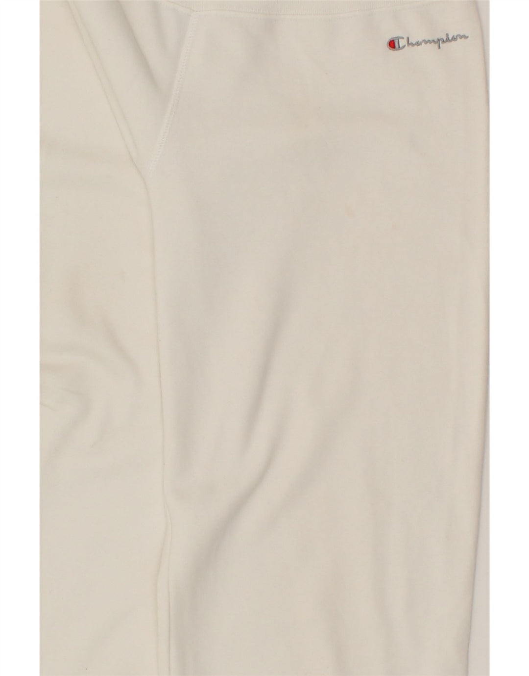 CHAMPION Womens Tracksuit Trousers UK 14 Medium White Cotton Vintage Champion and Second-Hand Champion from Messina Hembry 