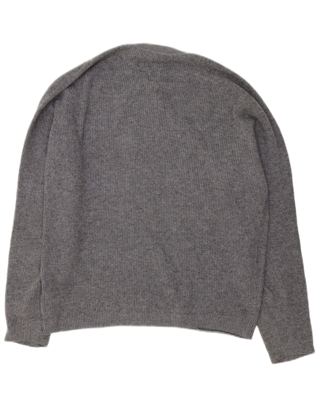 Maglione maglione girocollo da uomo Massimo Dutti in cotone grigio medio