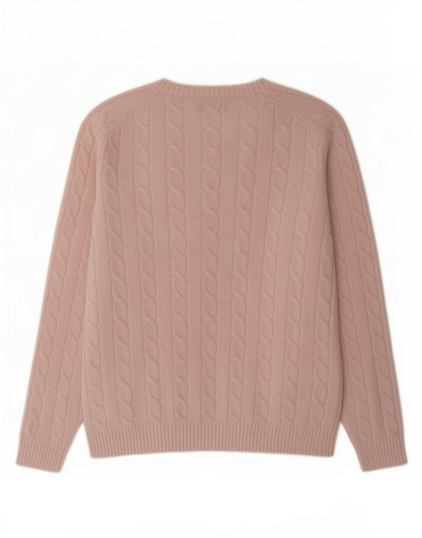 Maglione maglione con scollo a barca da donna Gant UK 14 Rosa medio