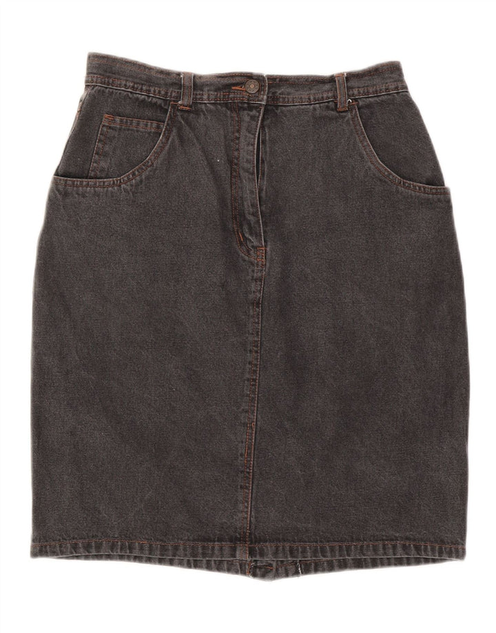 Gonna in denim da donna JOHN F GEE EU 40 media W28 cotone grigio