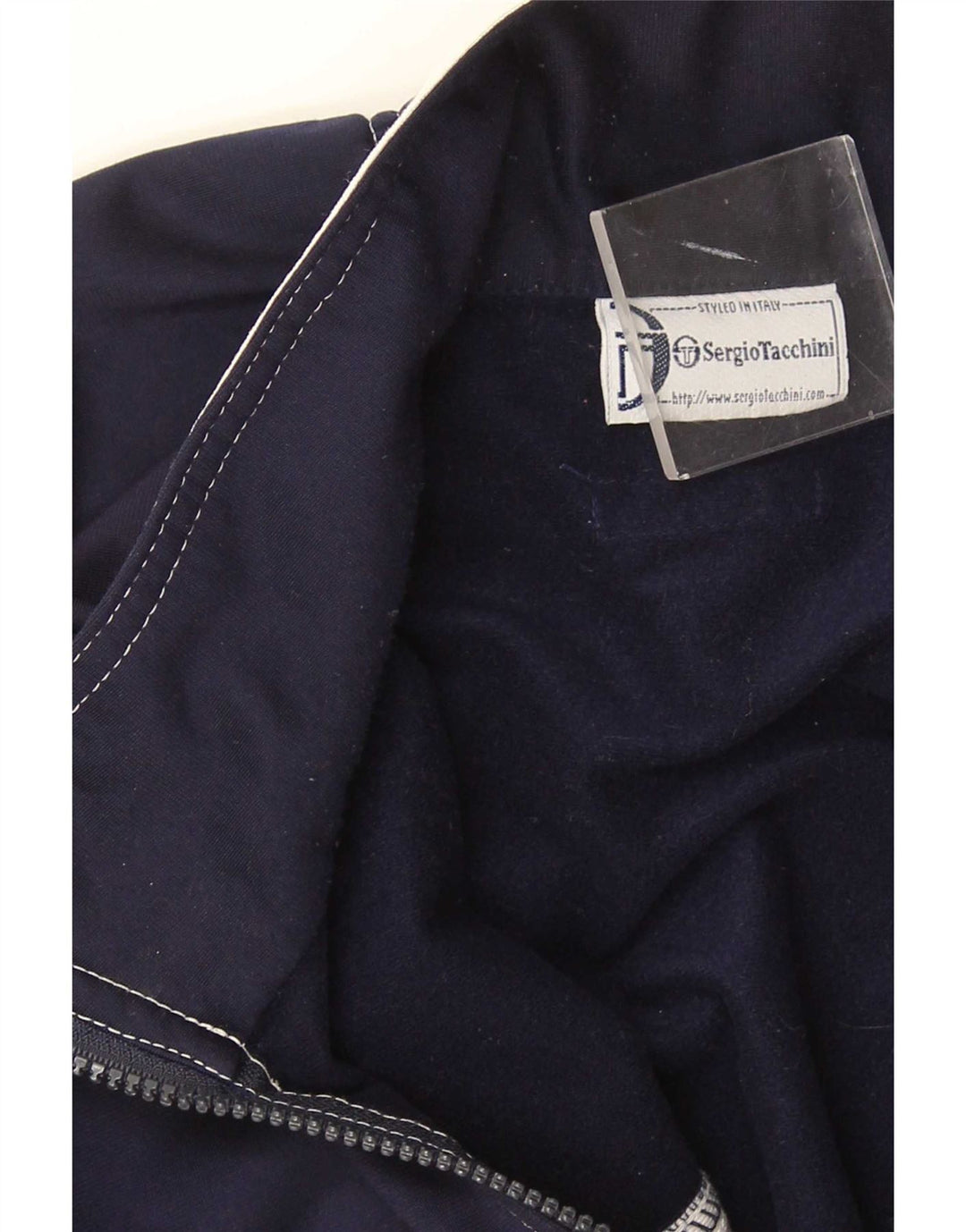 Giacca da ginnastica da uomo Sergio Tacchini, colore blu navy medio