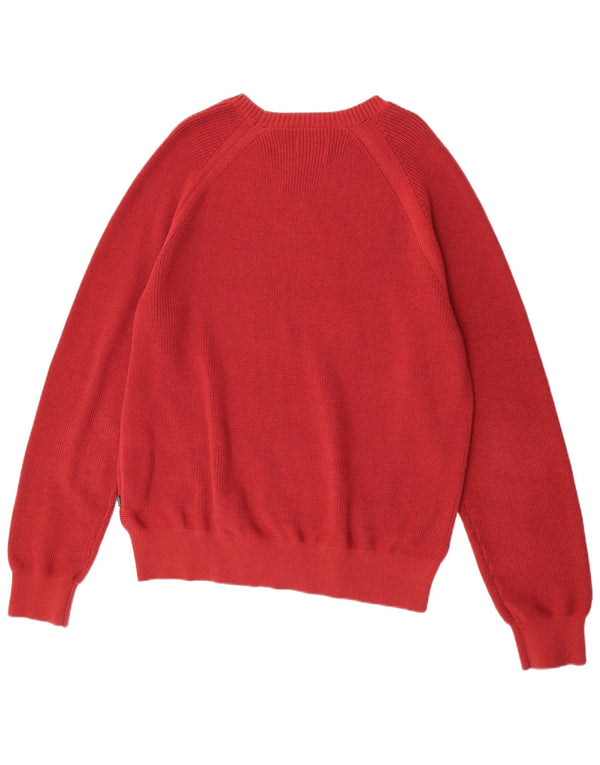 Maglione da uomo con scollo a barca vestibilità regolare Dockers 2XL cotone marrone