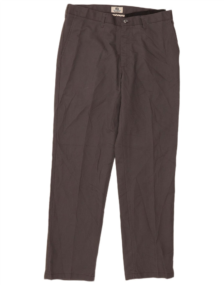 Pantaloni chino da uomo dalla vestibilità comoda Lee W34 L34 poliestere grigio