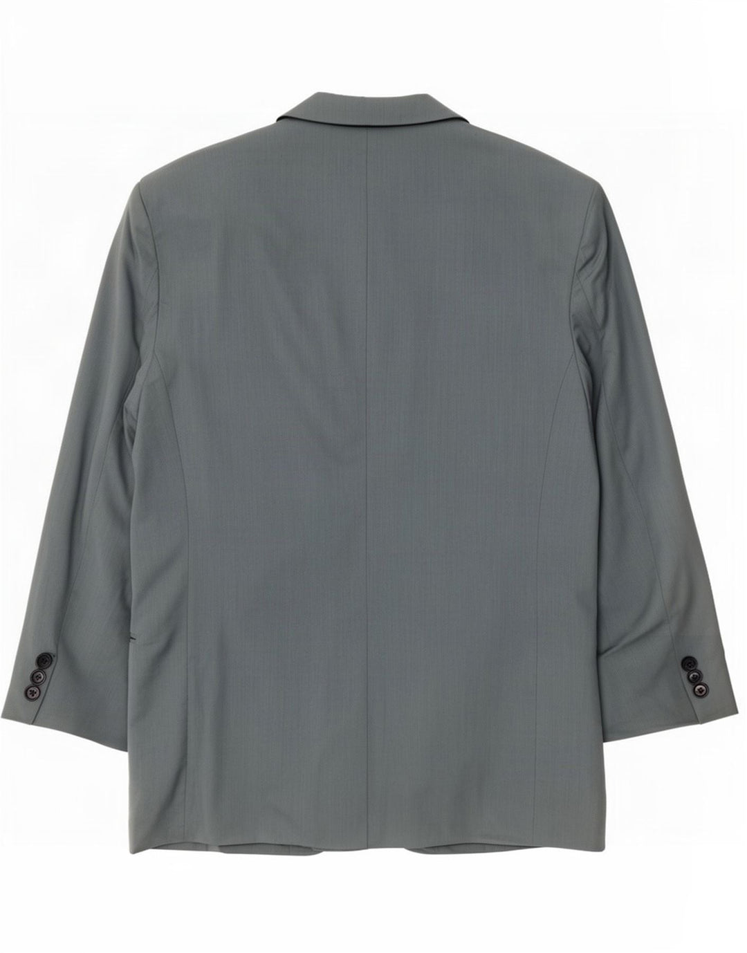 Giacca Blazer da Uomo a 2 Bottoni Biagiotti IT 50 Large in Lana Grigia