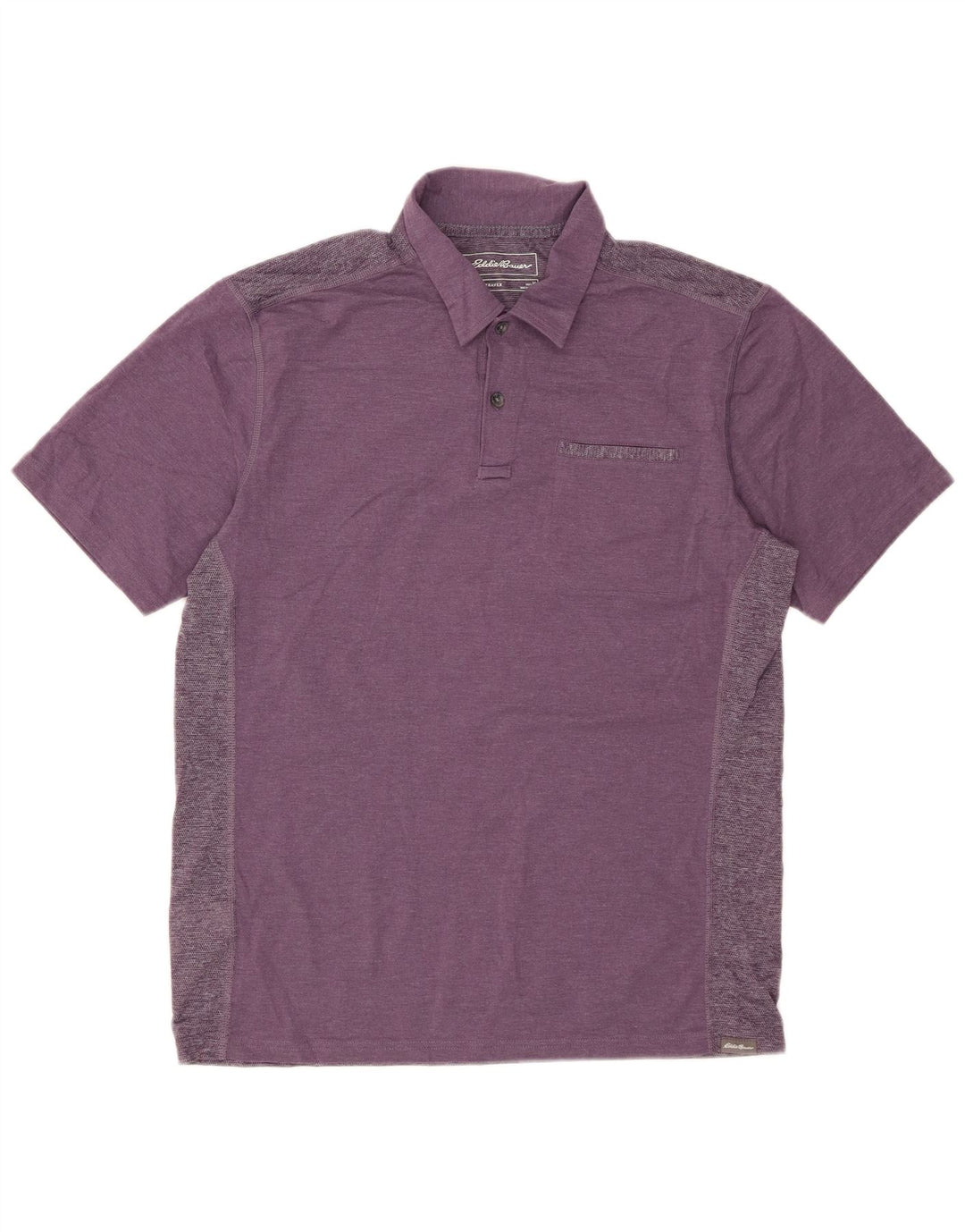 Polo da uomo EDDIE BAUER in cotone viola medio