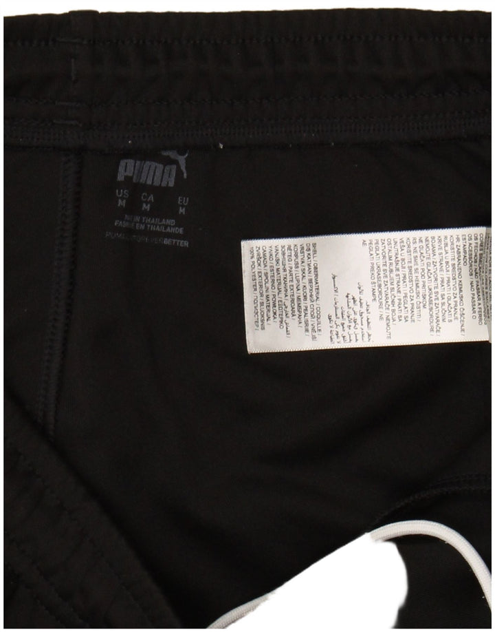 PUMA Mens Tracksuit Trousers Joggers Medium  Black Polyester