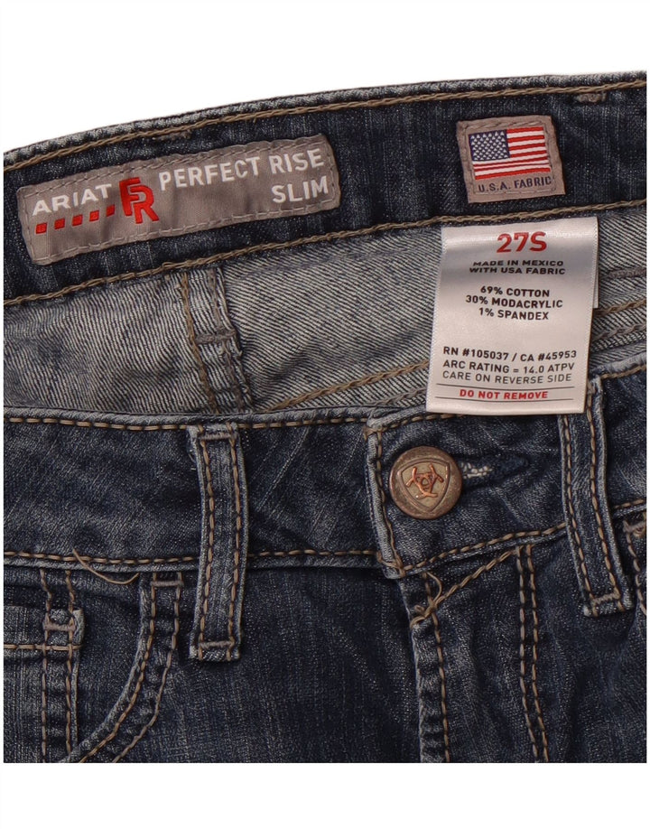 Jeans slim da donna ARIAT W27 L26 cotone blu navy