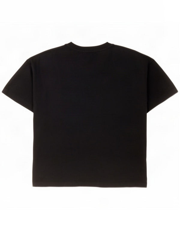 Converse T-shirt oversize da donna UK 16 Large Nero Cotone