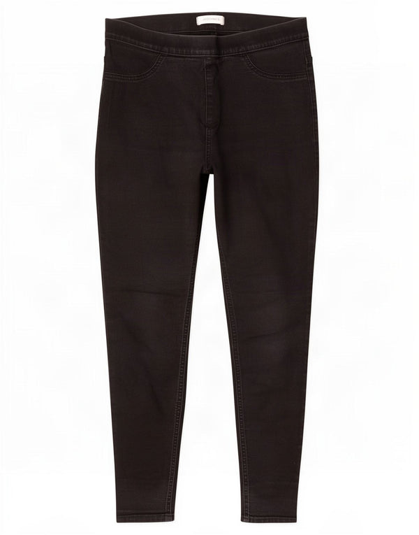 Marks & Spencer Womens Jegging Jeans UK 12 Medium W30 L28 Black Cotton