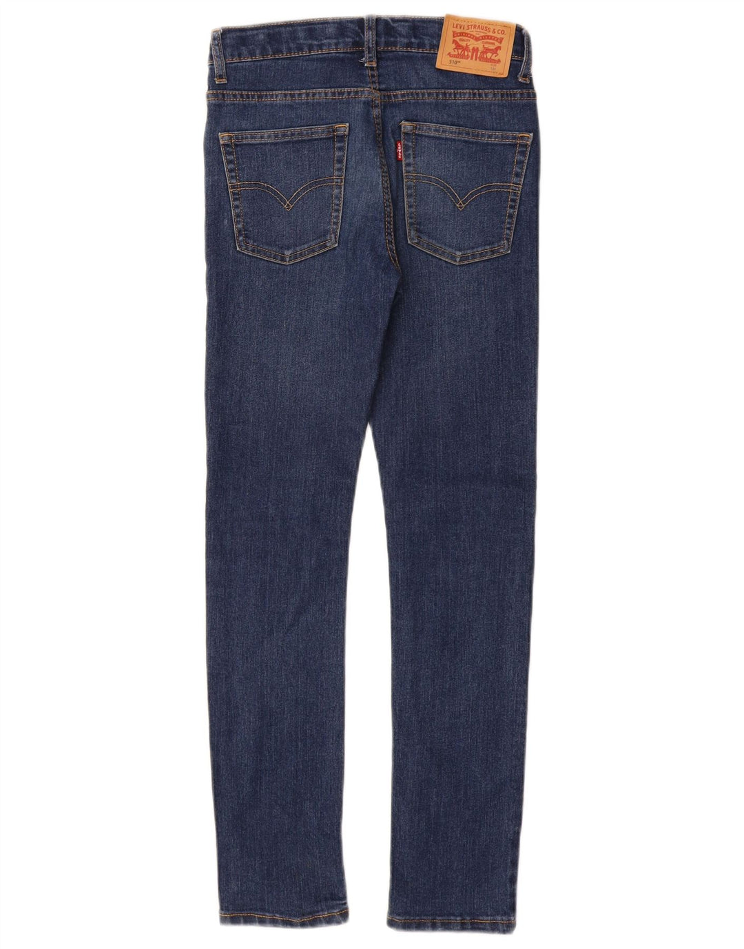 LEVI'S Jeans 510 skinny da ragazzo 11-12 anni W24 L28 Blu